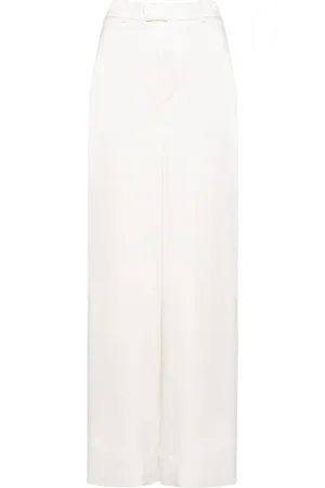 Saint Laurent Pantalones con tiro alto