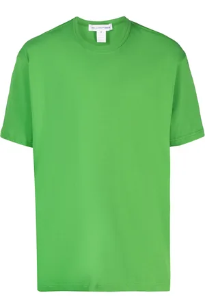 Comme des Garçons Playera manga corta con cuello redondo