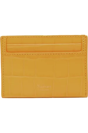 MULBERRY Tarjetero con efecto de piel de cocodrilo