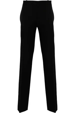Alexander McQueen Pantalones de vestir con tiro medio