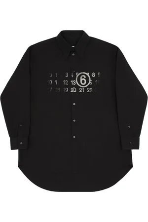 Maison Margiela Camisa con números estampados