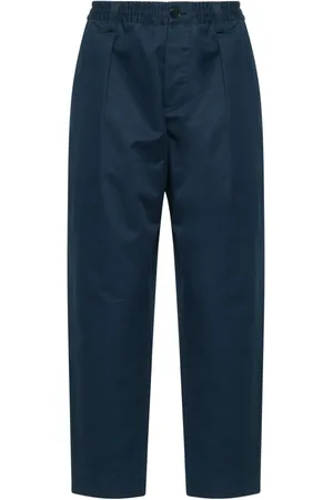 Marni Pantalones tapered estilo gabardina