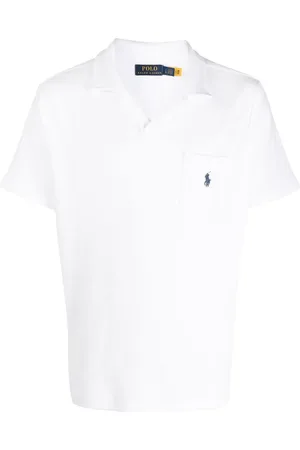 Ralph Lauren Playera tipo polo manga corta con logo bordado