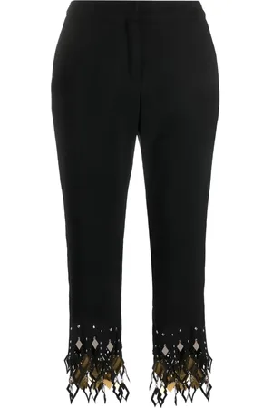 Paco rabanne Pantalones capri con apliques