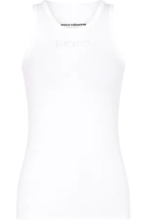Paco rabanne Camiseta con logo devoré