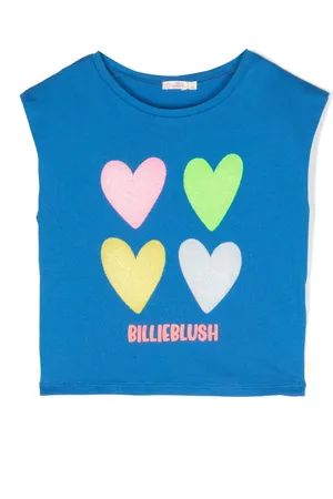 Billieblush Playera con motivo de corazón
