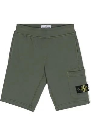 Stone Island Shorts con distintivo Compass