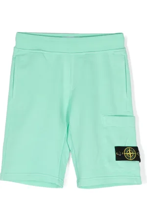 Stone Island Shorts con aplique Compass