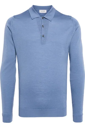 JOHN SMEDLEY Playera tipo polo manga larga