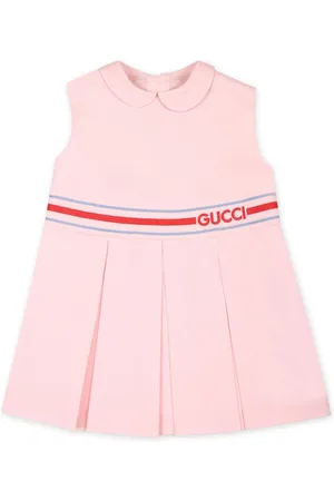 Gucci Vestido sin mangas con diseño plisado