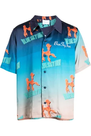 BLUE SKY INN Camisa con perro estampado
