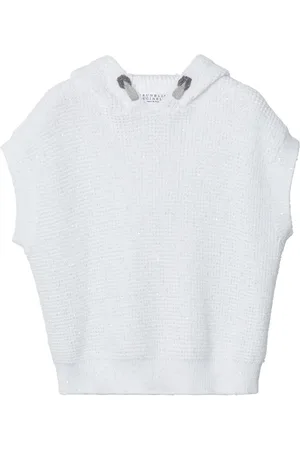 Brunello Cucinelli Sudadera bordada con lentejuelas