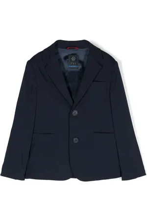FAY Blazer con botones y logo bordado
