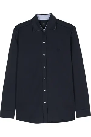 FAY Camisa con logo bordado
