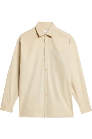 Ami Camisa con logo estampado y botones en la parte delantera