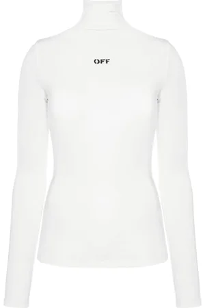 OFF-WHITE Top con logo estampado