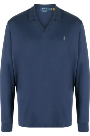 Ralph Lauren Playera tipo polo con cuello italiano