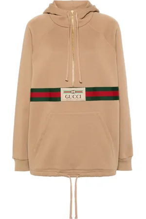 Gucci Hoodie con franja Web