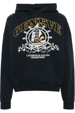 Rhude Hoodie con estampado náutico