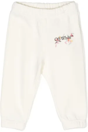 OFF-WHITE Pants con logo estampado