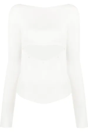 Low Classic Top manga larga con detalle de aberturas