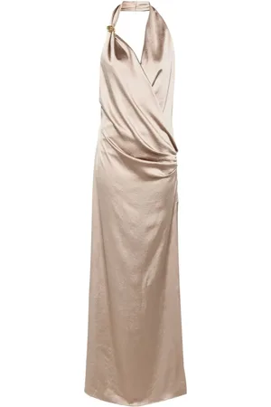 BLUMARINE Vestido largo de satén