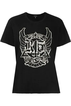 R13 Playera manga corta con estampado gráfico
