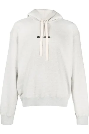 Jil Sander Hoodie con logo estampado
