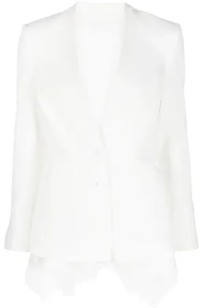Simkhai Blazer con dobladillo de encaje