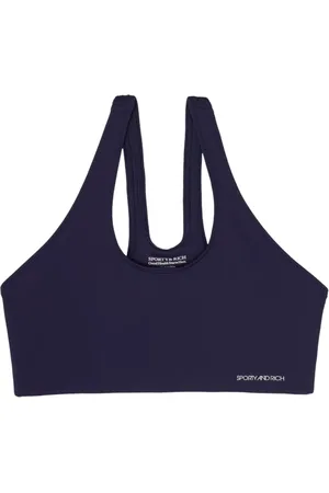 Sporty & Rich Bra deportivo con logo estampado