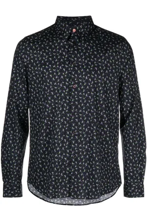 Paul Smith Camisa manga larga con estampado abstracto