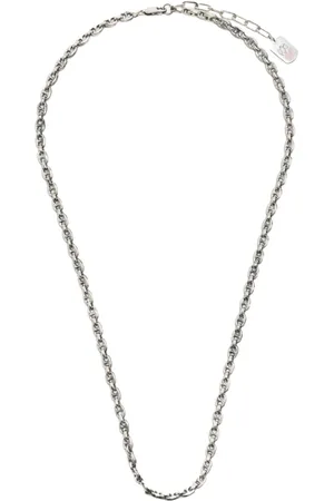 YOHJI YAMAMOTO Collar con placa del logo
