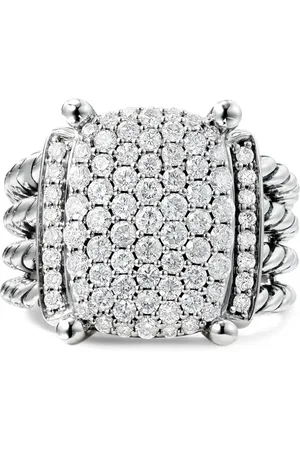 David Yurman Anillo Wheaton en plata de ley con diamante de 16.7mm