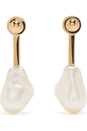 REJINA PYO Aretes con dije de perla