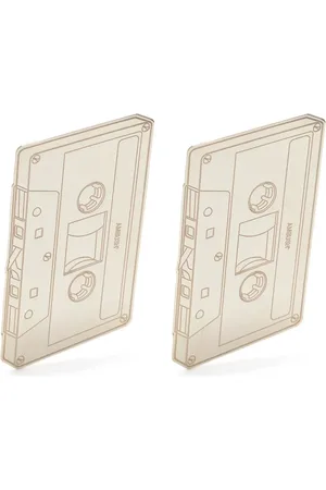 AMBUSH Aretes con cinta de casete
