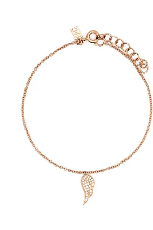 EF Collection Pulsera Angel Wing en oro rosa de 14kt