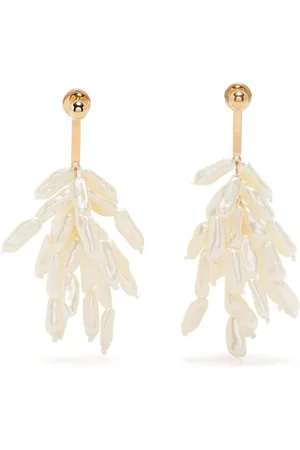 REJINA PYO Aretes Reverse Pom Pom