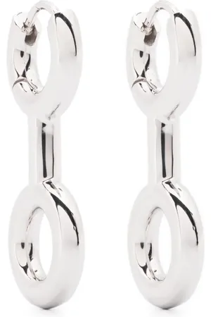 CHARLOTTE CHESNAIS Aretes estilo huggie Binary Chain