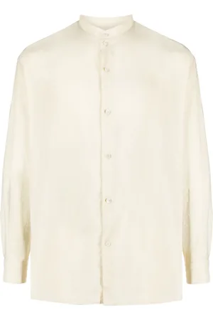 LEMAIRE Camisa manga larga con cuello mao