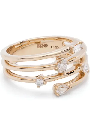 Dana Rebecca Designs Anillo Alexa Jordyn en oro amarillo de 14kt con diamante