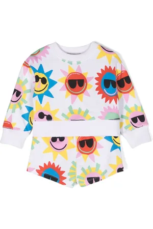 Stella McCartney Set de shorts con estampado de sol