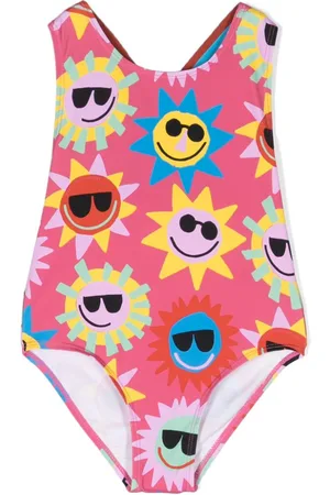 Stella McCartney Traje de baño con solos estampados