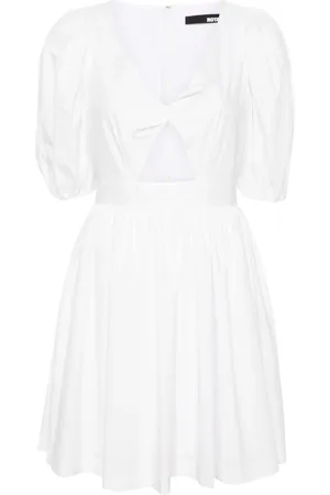 ROTATE Vestido corto con cuello en V