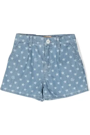 Gucci Shorts de mezclilla con estrellas estampadas