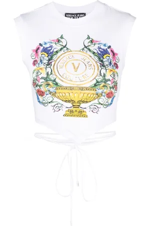 VERSACE Camiseta con logo estampado