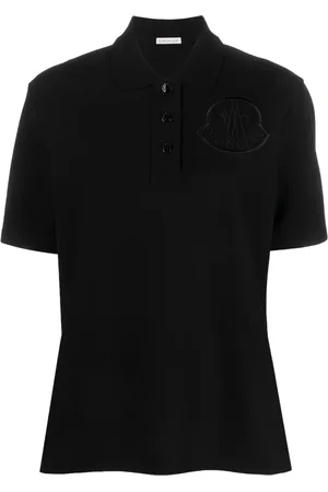 Moncler Playera tipo polo con logo bordado