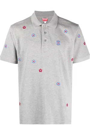 Kenzo Camisa con motivo Target bordado