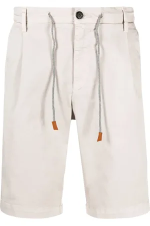 ELEVENTY Shorts chinos elásticos con cordones