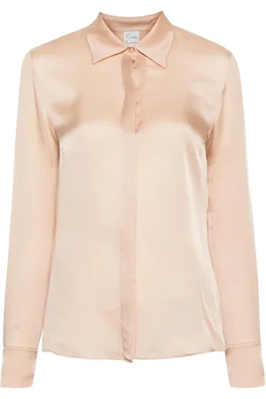 CARINE GILSON Camisa de seda manga larga
