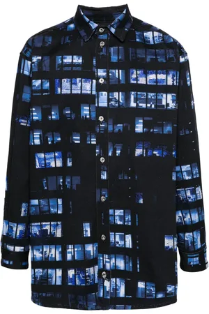 OFF-WHITE Sobrecamisa de mezclilla Cryst Windows